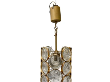 Hollywood Regency Pendant Lamp by Gaetano Sciolari for Palwa Germany, 1970s